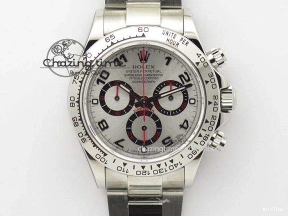MiroTime 0522 Soft Yacht-Master 116621 ARF 1:1 Best Edition Brown Dial on SS RG Bracelet SH3135 V 3062